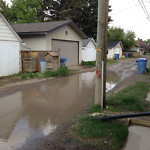 Drainage Issue on Road at 300–400 18 Ave NW