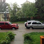 Drainage Issue on Road at 1902 33 St SW Calgary, Ab T3 E 2 S5