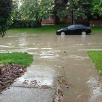Drainage Issue on Road at 1902 33 St SW Calgary, Ab T3 E 2 S5