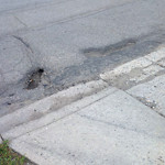 Potholes at 600–898 19 St NE