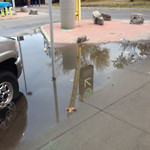 Drainage Issue on Road at 112–132 Riverfront Ave SE