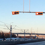 Streetlight One Out Major Road at 4308–4402 36 St NE