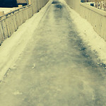 Snow on Pathway (old) at 26–46 Mt Copper Green SE