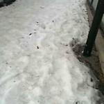 Snow on Pathway (old) at 145 Arbour Wood Close NW Calgary, Ab T3 G