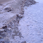 Snow on Pathway (old) at 2600–2630 14 Ave SW