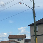 Streetlight One Out Major Road at 6236–6376 80 Ave NE
