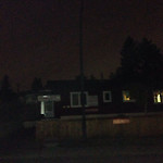 Streetlight One Out Residential Road at 1820 40 Ave SW