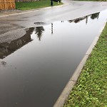 Catch Basin Flooding / Pooling (old) at 143 Springbank Vi SW