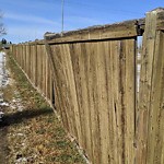 Fence or Structure Concern - City Property at 4049 John Laurie Bv NW