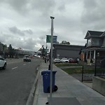 Sign on Street, Lane, Sidewalk - Repair or Replace at 218 17 Av SE