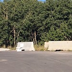 Debris on Street, Sidewalk, Boulevard at 4103 88 Av NE