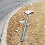 Sign on Street, Lane, Sidewalk - Repair or Replace at 2101 Hope St SW