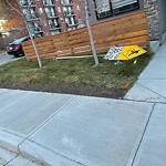 Sign on Street, Lane, Sidewalk - Repair or Replace at 1514 25 Av SW