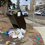 Garbage in a Park at 2515 15 St SW