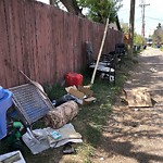 Debris on Backlane(OLD) at 1840 42 St SE