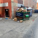 Debris on Backlane(OLD) at 222 9 Av SW