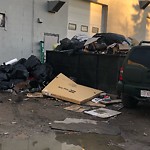 Debris on Backlane(OLD) at 4616 6 A St NE