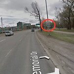 Sign on Street, Lane, Sidewalk - Repair or Replace at 817 Memorial Dr NE