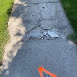 Sidewalk or Curb Repair at 1410 Joliet Av SW