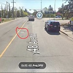On-Street Cycling Lane - Repair at 8615 48 Av NW