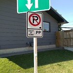Sign on Street, Lane, Sidewalk - Repair or Replace at 12739 Bonaventure Dr SE