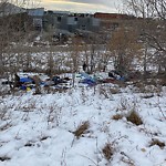 Debris or Overflowing Garbage Bins - in a Park at 200 14 St NE