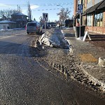 On-Street Bike Lane - Repair at 1298 9 Ave Se, Calgary, Ab T2 G 0 T1, Canada