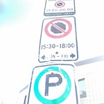 Sign on Street, Lane, Sidewalk - Repair or Replace at 1509 9 Av SE