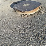On-Street Bike Lane - Repair at Mc Kenzie Towne Calgary Ab