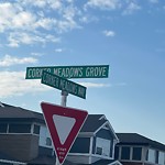 Road Signs on Street, Lane, Sidewalk - Repair or Replace at 154 Corner Meadows Gd NE