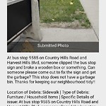 Road Signs on Street, Lane, Sidewalk - Repair or Replace at 176 Country Hills Rd NW