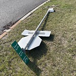 Sign on Street, Lane, Sidewalk - Repair or Replace at 3411 Glenmore Tr SE