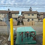 Fence or Structure Concern - City Property at 128 Falshire Cl NE