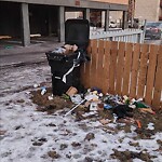 In a Park - Litter Pick Up or Overflowing Park Bins at 718 14 Av SW