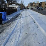 Snow On City-maintained Pathway or Sidewalk at 4 Maple Pl SW