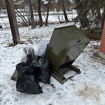 In a Park - Litter Pick Up or Overflowing Park Bins at 199 26 Av SW