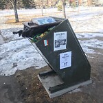 In a Park - Litter Pick Up or Overflowing Park Bins at 701 8 Av NE