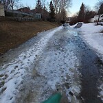 Snow On City-maintained Pathway or Sidewalk at 138 Sandarac Dr NW