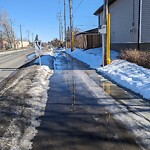 Snow On City-maintained Pathway or Sidewalk-WAM at 1517 19 St NW