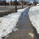 Snow On City-maintained Pathway or Sidewalk at 183 Falshire Dr NE