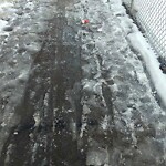 Snow On City-maintained Pathway or Sidewalk-WAM at 320 5 Av SE