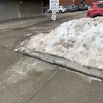 Snow On City-maintained Pathway or Sidewalk-WAM at 313 10 Av SE