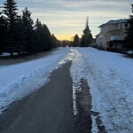 Snow On City-maintained Pathway or Sidewalk-WAM at 153 Mt Cascade Pl SE