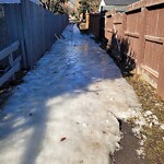 Snow On City-maintained Pathway or Sidewalk-WAM at 399 Cantrell Dr SW