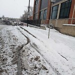 Snow On City-maintained Pathway or Sidewalk-WAM at 1609 9 Av SE