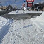 Snow On City-maintained Pathway or Sidewalk at 3720 17 Av SW