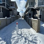 Snow On City-maintained Pathway or Sidewalk at 261 Cornerstone Mr NE