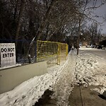 Snow On City-maintained Pathway or Sidewalk at 648 3 Av NW