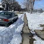 Snow On City-maintained Pathway or Sidewalk-WAM at 5505 4 A St SW