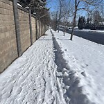 Snow On City-maintained Pathway or Sidewalk-WAM at 152 Coachwood Cr SW